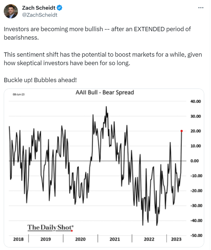 new bull market sentiment